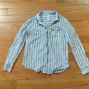 gilligan & o'malley striped pajama shirt